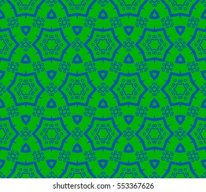 Decorative wallpaper design in shape.Vector seamless pattern.