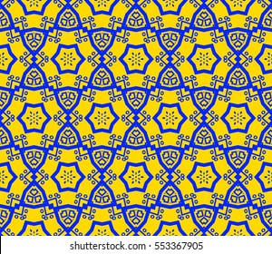 Decorative wallpaper design in shape.Vector seamless pattern.