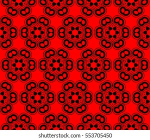 Decorative wallpaper design in shape.Vector seamless pattern.
