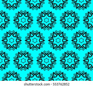 Decorative wallpaper design in shape.Vector seamless pattern.