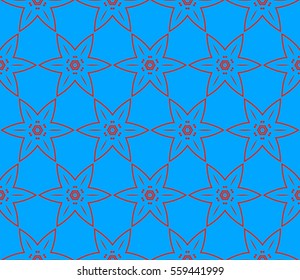 Decorative wallpaper design in shape.Vector seamless pattern.