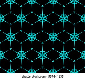 Decorative wallpaper design in shape.Vector seamless pattern.