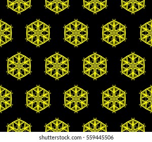 Decorative wallpaper design in shape.Vector seamless pattern.