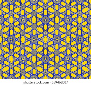 Decorative wallpaper design in shape.Vector seamless pattern.