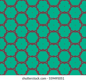 Decorative wallpaper design in shape.Vector seamless pattern.