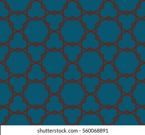 Decorative wallpaper design in shape.Vector seamless pattern.