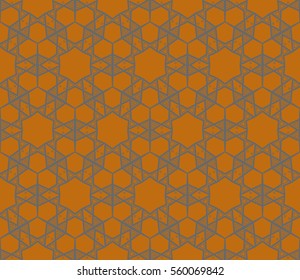 Decorative wallpaper design in shape.Vector seamless pattern.