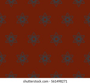Decorative wallpaper design in shape.Vector seamless pattern.