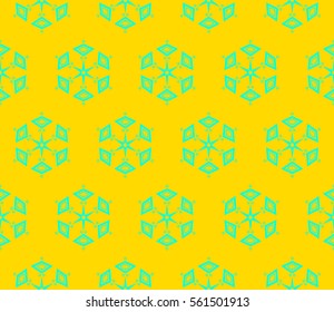 Decorative wallpaper design in shape.Vector seamless pattern.