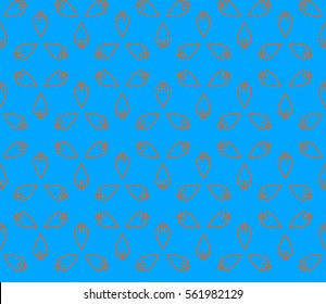 Decorative wallpaper design in shape.Vector seamless pattern.