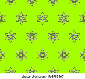 Decorative wallpaper design in shape.Vector seamless pattern.
