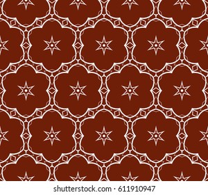 Decorative wallpaper design in shape.Vector seamless pattern.
