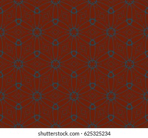 Decorative wallpaper design in shape.Vector seamless pattern.