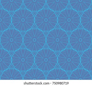 Decorative wallpaper design in shape.Vector seamless pattern.