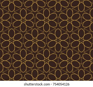 Decorative wallpaper design in shape.Vector seamless pattern.