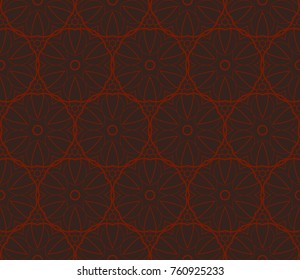 Decorative wallpaper design in shape.Vector seamless pattern.