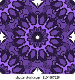 Decorative wallpaper for interior design. Modern geometric ornament. Seamless vector illustration.