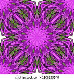 Decorative wallpaper for interior design. Modern geometric ornament. Seamless vector illustration.