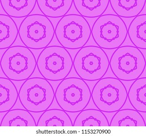 Decorative wallpaper for interior design. Modern art-deco geometric ornament. Seamless vector illustration.