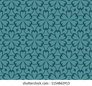 Decorative wallpaper for interior design. Modern art-deco geometric ornament. Seamless vector illustration.