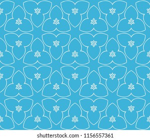 Decorative wallpaper for interior design. Modern art-deco geometric ornament. Seamless vector illustration.