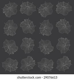 Decorative wallpaper made of peony