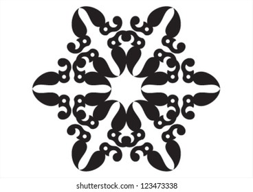 Decorative wallpaper pattern for any kind of usage