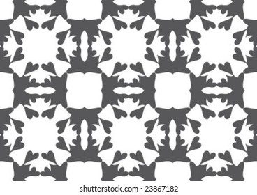 Decorative wallpaper pattern with little hearts