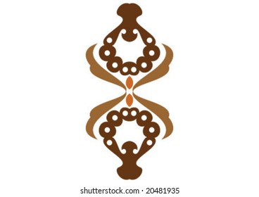 Decorative wallpaper pattern in nice color