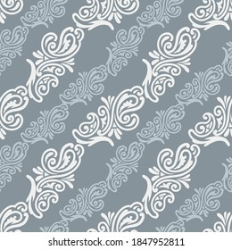 Decorative wallpaper pattern with paisley design