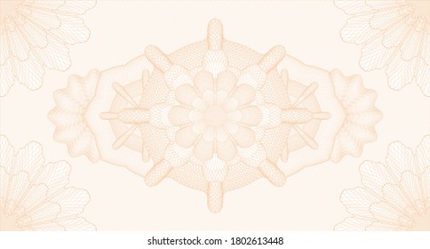 Decorative watermark. Background. Artistic illustration. Detailed design. 