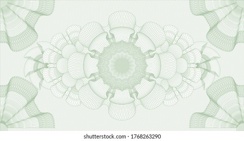 Decorative watermark. wavy subtle curves. Illustration. Detailed design. 