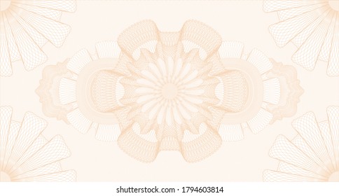 Marca de agua decorativa. curvas sutiles onduladas. Ilustración. Diseño complejo. 