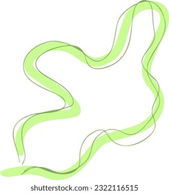 Decorative Wave Line Shape Decoration 