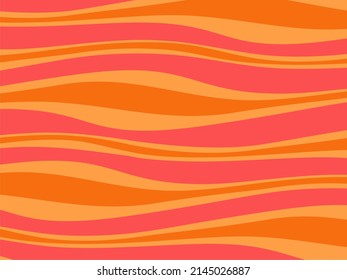 Decorative Waves Background vector pattern