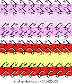 Decorative wawes