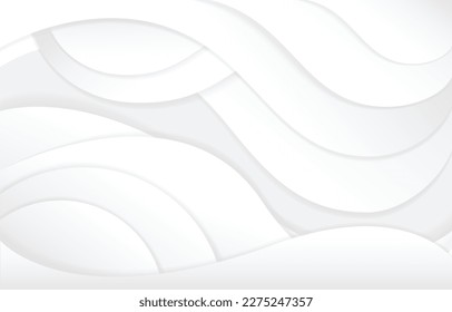 Decorative white and gray shapes for background.