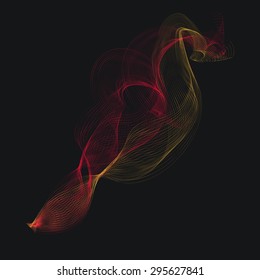 Decorative wind smoke cover tile fabric pattern  vector background  illustration design Abstract wallpaper print