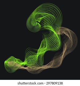 Decorative wind smoke cover tile fabric pattern  vector background  illustration design Abstract wallpaper print