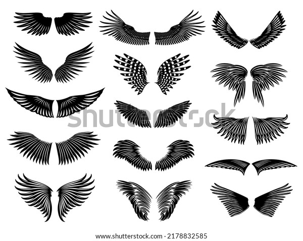 Decorative Wings Vector Design Illustrator Stock Vector (Royalty Free ...