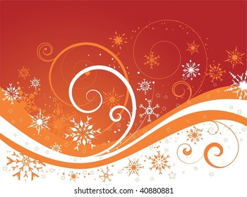 Decorative winter abstract