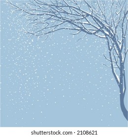 Decorative winter background