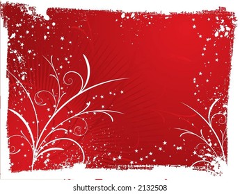 Grunge de invierno decorativo - vector