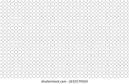 Decorative wire mesh of fence isolated