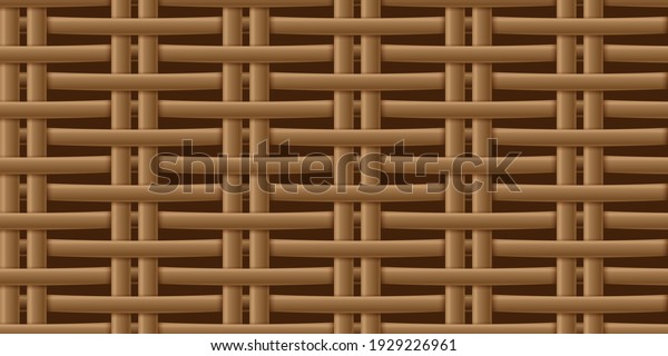 Realistic 3d basket weaving wallpaper 