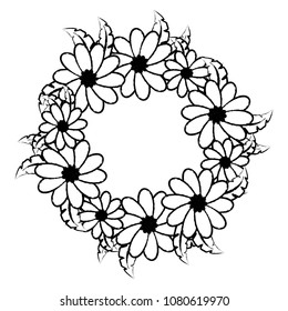 decorative wreath icon