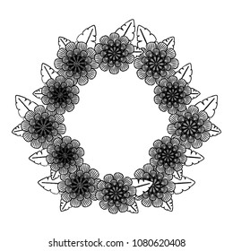 decorative wreath icon