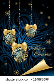 decorative xmas  illustration