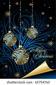 decorative xmas  illustration