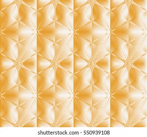 decorative yellow panel with a floral ornament. seamless pattern. vector illustration.